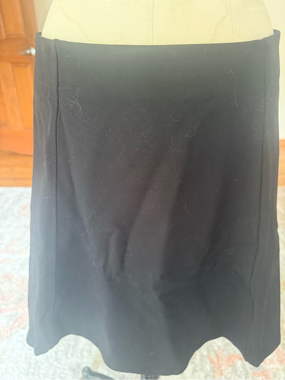 LOFT Black A-Line Skirt